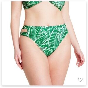 NEW Tabitha Brown Target French Cut Tropical Cheeky Bikini Bottom NWT